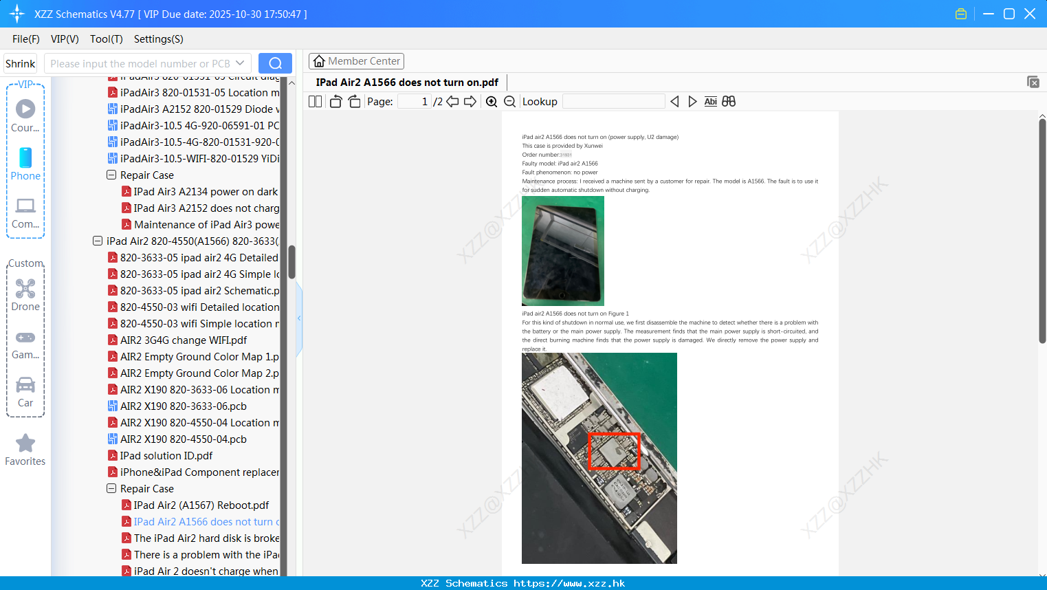 IPad Air2 A1566 Does Not Turn On